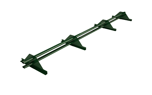 Снегозадержатель трубчатый RAL 6005 3м