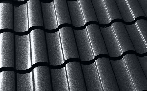 Металлочерепица Кредо RAL 7024 с покрытием Velur 0.5 мм