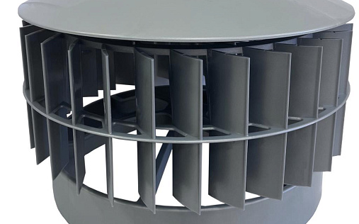 Ротационная венттурбина Gervent Hurricane 355 мм Серебристый