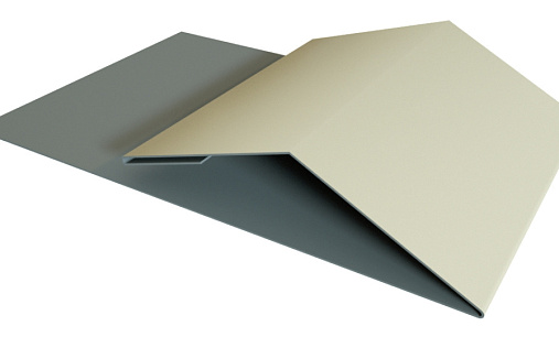 Планка финишная Блок-Хаус new Grand Line с покрытием Satin 0,5 мм RAL 1015