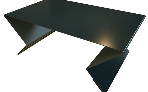 Планка угла внутреннего составная верхняя Grand Line с покрытием Velur X 0,5 мм RAL 7016