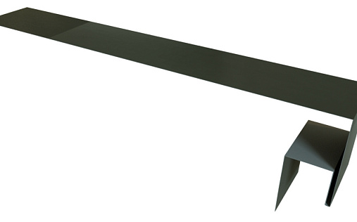 Планка околооконная сложная Блок-Хаус new 250x50x27 Grand Line с покрытием GreenCoat Pural Matt 0,5 мм RR 23