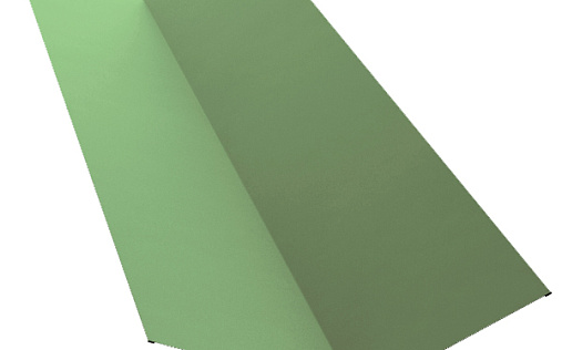 Планка верхней ендовы 115x30x115 Grand Line с покрытием Полиэстер 0,45 мм RAL 6019