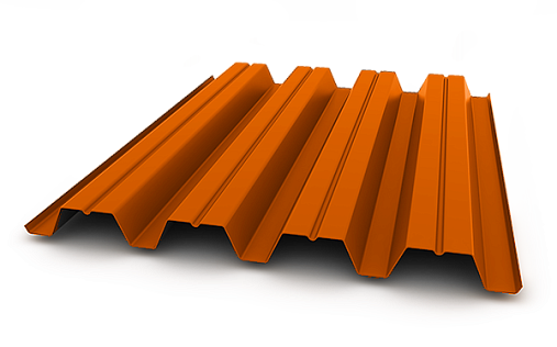 Профнастил Н57-750 0,8 мм Полиэстер RAL 2004