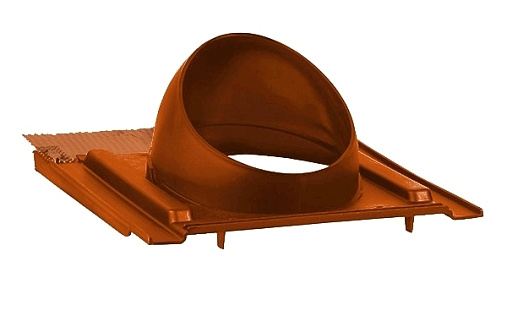 Проходной элемент Krovent Base-VT General-Purpose 125/150 Кирпичный