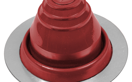 Проходка прямая Master Flash №1 диаметром 6-50 мм, 115х115 мм, красный, EPDM