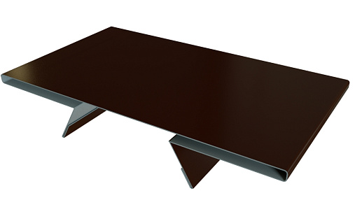 Планка стыковочная составная верхняя Grand Line с покрытием PurPro 0,5 мм RAL 8017