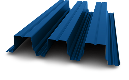 Профнастил Н114-600 0,8 мм Полиэстер RAL 5005