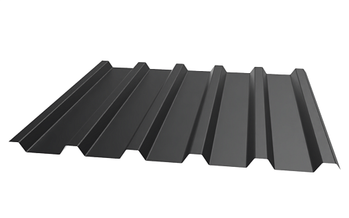 Профнастил МП35-1035 (A,B) с покрытием Полиэстер 0.45 мм RAL 9005