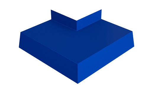 Угол отлива 100 внешний Grand Line с покрытием Полиэстер 0,45 мм RAL 5005