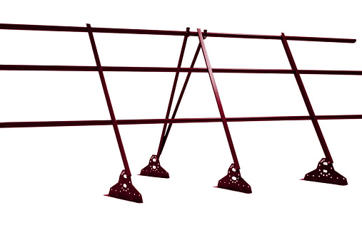 Кровельное ограждение Grand Line RAL 3003, 1200 мм x 3 м