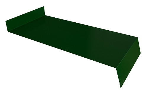 Отлив простой 200 Grand Line с покрытием Полиэстер 0,45 мм RAL 6005