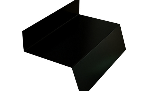 Отлив простой 50 Grand Line с покрытием Полиэстер 0,45 мм RAL 9005