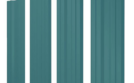 Штакетник Grand Line Twin с покрытием Полиэстер 0,45 мм RAL 5021