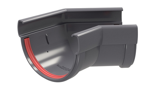 Угол желоба ПВХ 135 градусов Grand Line Дизайн 135/90 RAL 7024