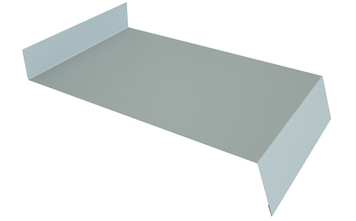 Отлив простой 150 Grand Line с покрытием Полиэстер 0,45 мм RAL 9006