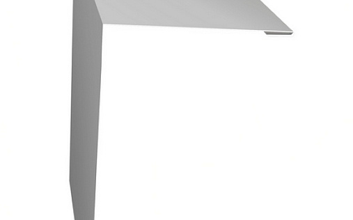 Планка околооконная простая 250x50 Grand Line с покрытием Полиэстер 0,45 мм RAL 9006