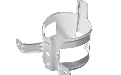 Кронштейн трубы на дерево Vegalux 90 мм RAL 9003