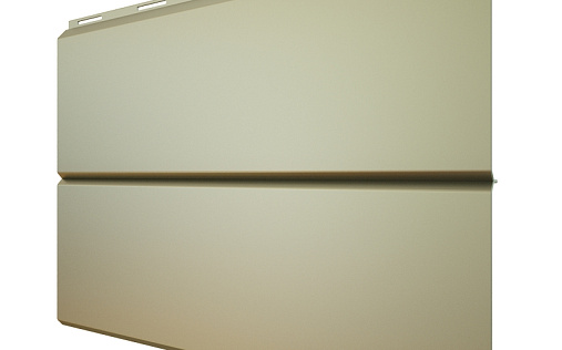 Металлический сайдинг Металл Профиль Lбрус XL Накатка RAL 9006 с покрытием NormanMP 0.5 мм