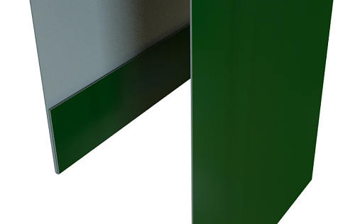 Планка П-образная Блок-Хаус new Grand Line с покрытием Satin 0,5 мм RAL 6005