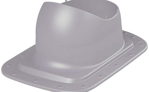 Проходной элемент Vilpe Classic Loiva 2K Светло-серый