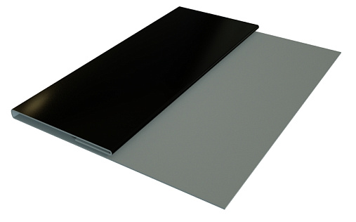 Планка стартовая Блок-Хаус new Grand Line с покрытием Satin Matt 0,5 мм RAL 9005