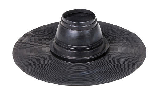 Проходка прямая Master Flash FR №5 диаметром 130-140 мм, 525х525 мм, чёрный, EPDM