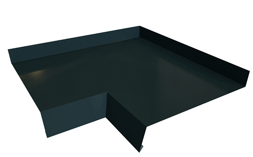 Угол отлива 200 внутренний Grand Line с покрытием Velur X 0,5 мм RAL 7016