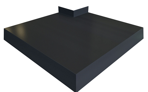 Угол отлива 250 внешний Grand Line с покрытием Полиэстер 0,45 мм RAL 7024