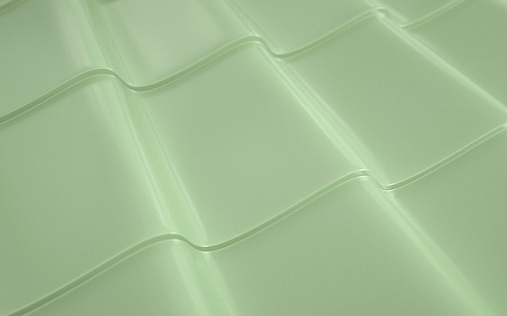 Металлочерепица Ламонтерра RAL 6019 с покрытием NormanMP 0.5 мм