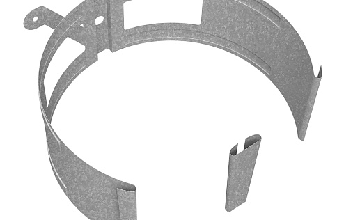 Кронштейн трубы на дерево круглый 146 мм Grand Line Vortex Project Оцинкованный