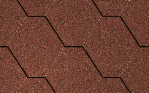 Гибкая черепица Icopal Plano Natur Кирпично-красный