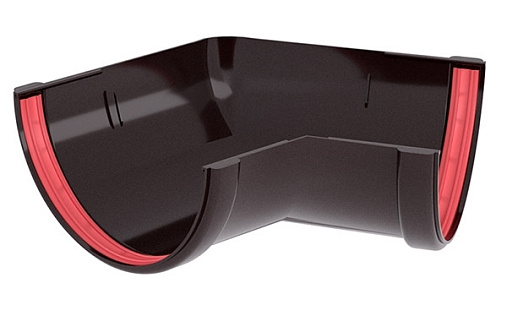 Угол желоба ПВХ 120 мм Grand Line Классика 135 градусов RR 32