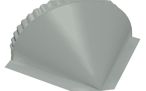 Конусная заглушка Grand Line с покрытием Полиэстер 0,45 мм RAL 9006