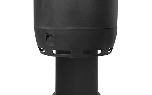 Вентиляционный выход канализации Vilpe Flow диаметром 110P/300 мм Чёрный