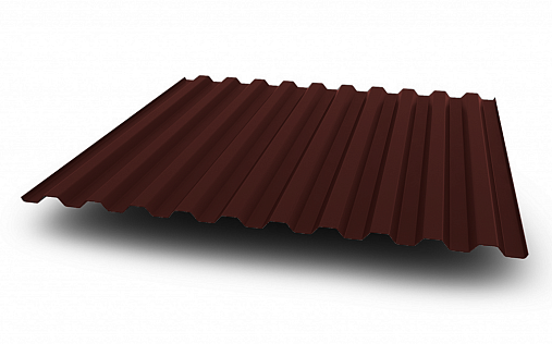 Профнастил С21-1000 0,5 мм Полиэстер RAL 3009