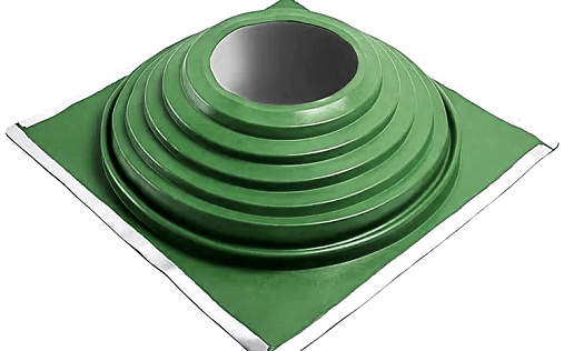 Проходка Комби Master Flash №9 диаметром 300-600 мм, 755х755 мм, зелёный, EPDM