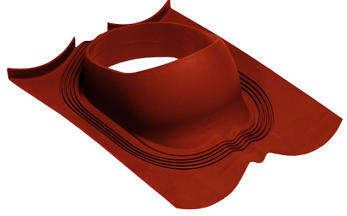 Проходной элемент Vilpe Decra 2K Красный для металлочерепицы типа Decra