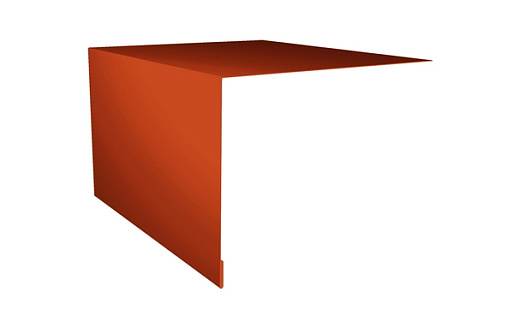 Планка околооконная простая 250x75 Grand Line с покрытием Полиэстер 0,45 мм RAL 2004