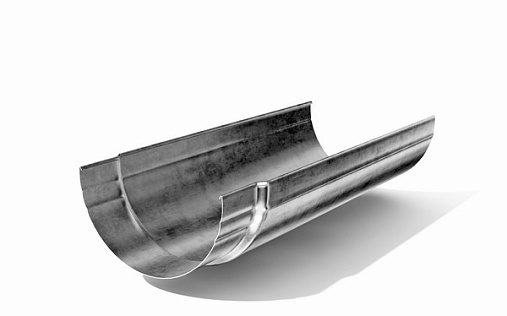 Водосточный желоб 185 мм 2 м Оцинкованный (Zn)