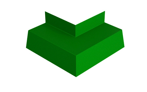 Угол отлива 50 внешний Grand Line с покрытием Полиэстер 0,45 мм RAL 6002