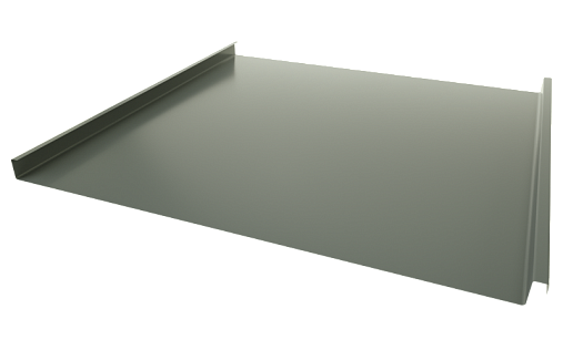 Двойной стоячий фальц Grand Line RAL 7024 с покрытием Satin 0.5 мм