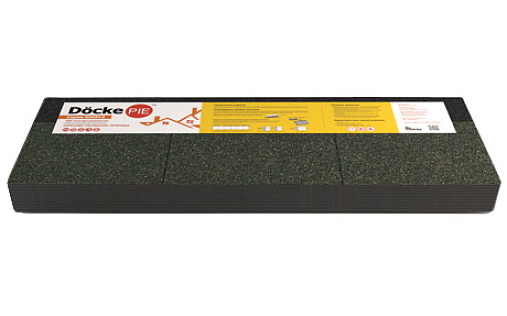 Коньково-карнизная черепица Docke Pie Standard Зеленый (Деке Пай Стандард)