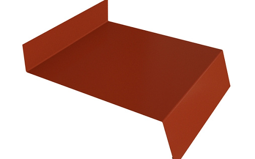 Отлив простой 100 Grand Line с покрытием Полиэстер 0,45 мм RAL 8004