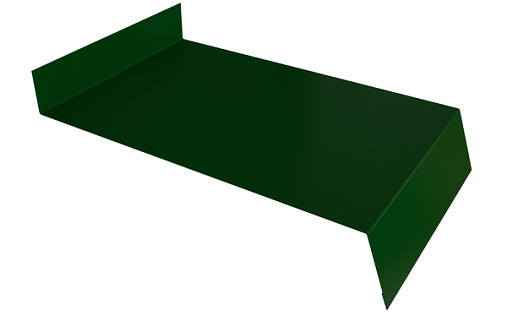 Отлив простой 150 Grand Line с покрытием Полиэстер 0,45 мм RAL 6005