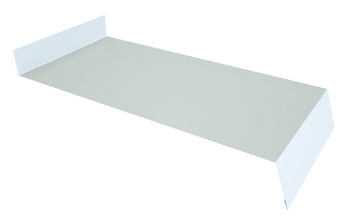 Отлив простой 200 Grand Line с покрытием Полиэстер 0,45 мм RAL 9003