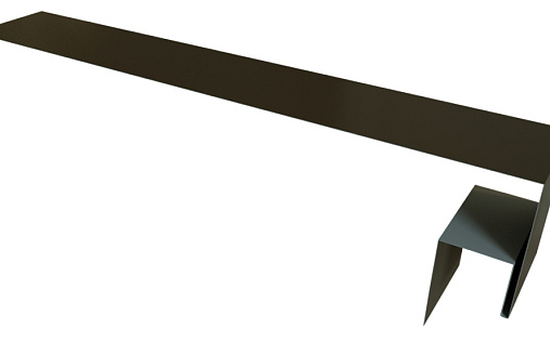 Планка околооконная сложная Блок-Хаус new 250x50x27 Grand Line с покрытием PurPro 0,5 мм RR 32