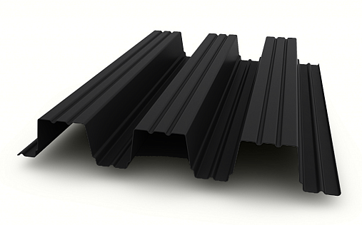 Профнастил Н114-750 0,7 мм Полиэстер RAL 9004