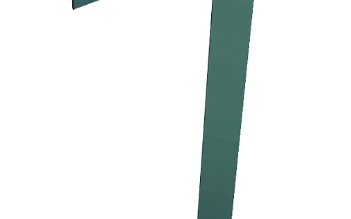 Торцевая кровельная планка фальц 65x97 Grand Line с покрытием Полиэстер 0,45 мм RAL 6005