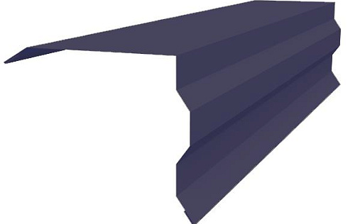 Торцевая фигурная планка 100x85 Grand Line с покрытием Полиэстер 0,45 мм RAL 5002